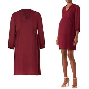 Amanda Uprichard Liberty Maternity Dress V-Neck